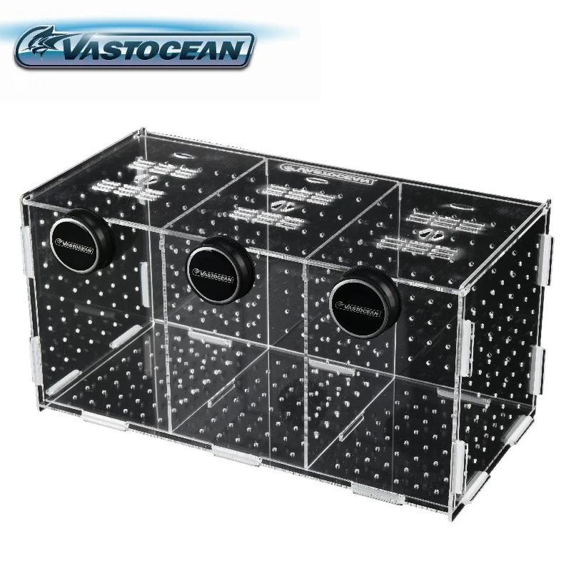 Aquarium Fish Jar - Vastocean-Boîte d'isolement combinée magnétique en acrylique,
