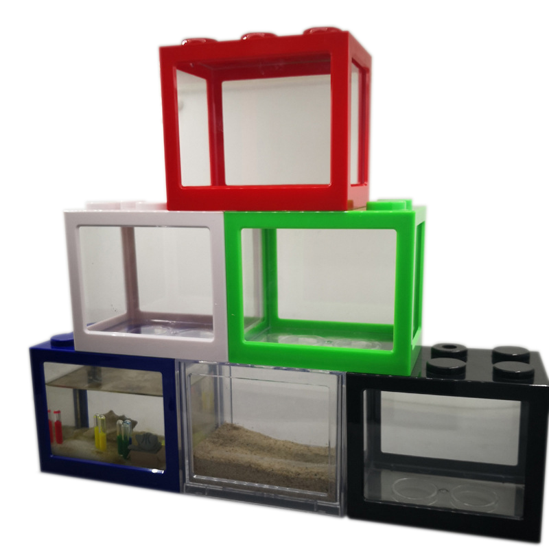 Aquarium Fish Jar - Mini aquarium 7 couleurs pour poissons