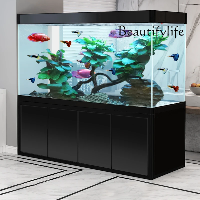 Aquarium Fish Dragon - Aquarium X36 pour salon, sans eau,
