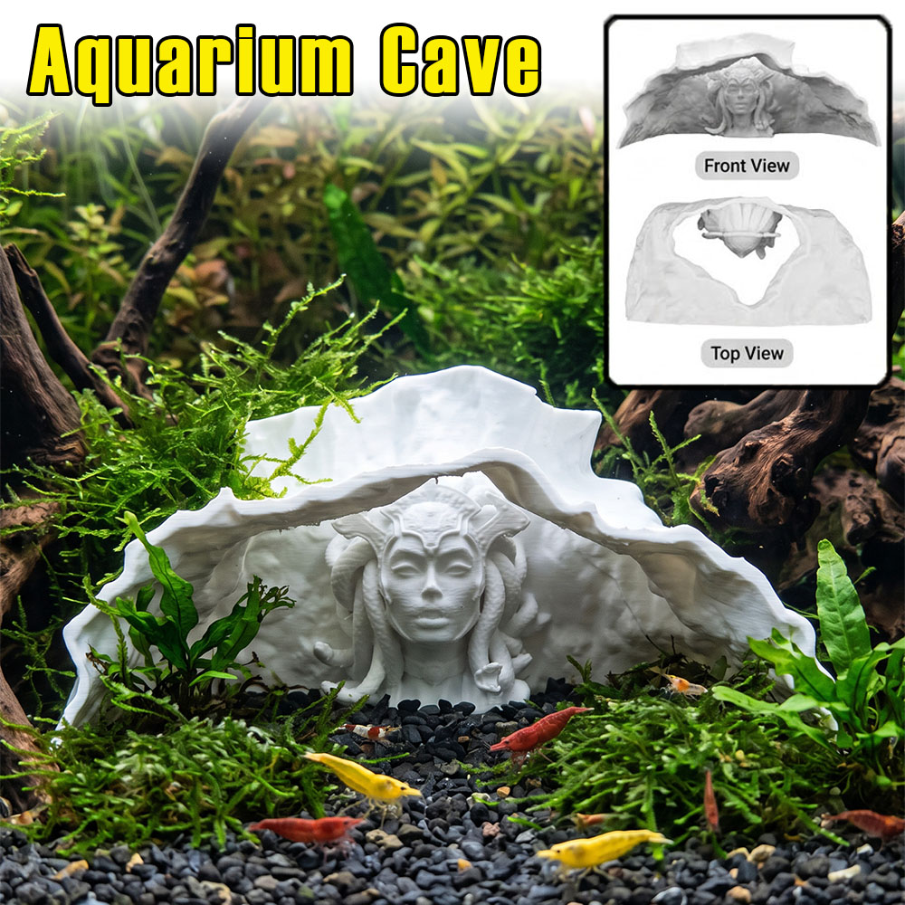 Aquarium Fish Hiding Places - Grotte d'aquarium en PLA imprimée en