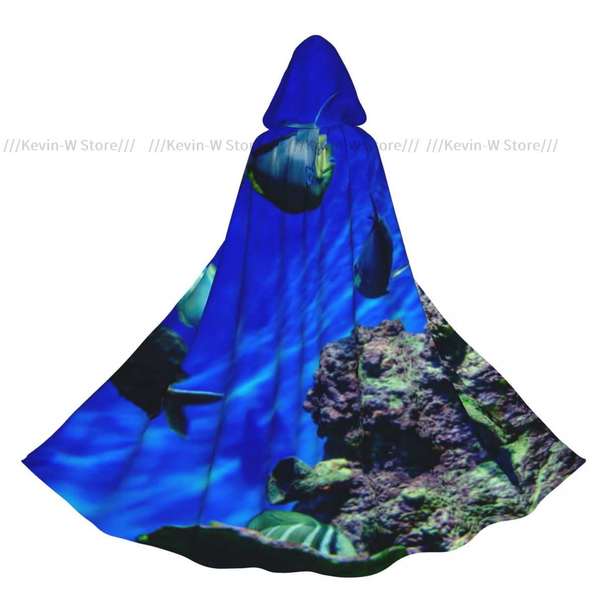 Aquarium Queen Fish - Cape de vampire unisexe à capuche