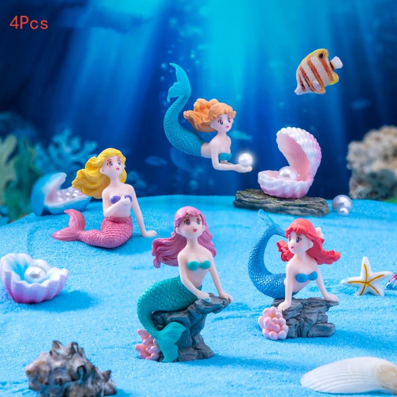 Aquarium Fish Buy - Figurines miniatures de petite sirène en