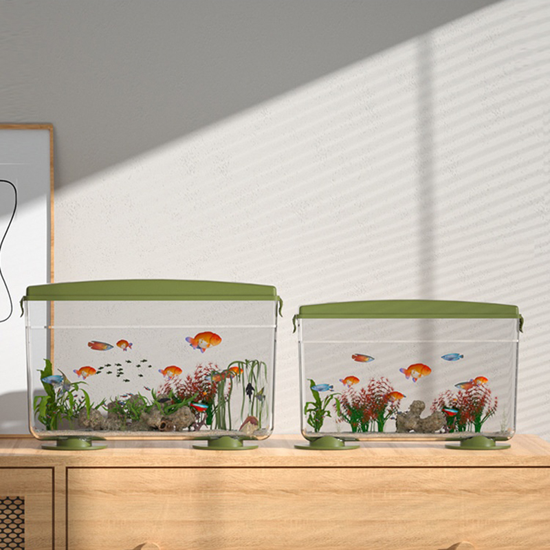 Aquarium Xxl - Mini-aquarium portable pour petits poissons, crevettes