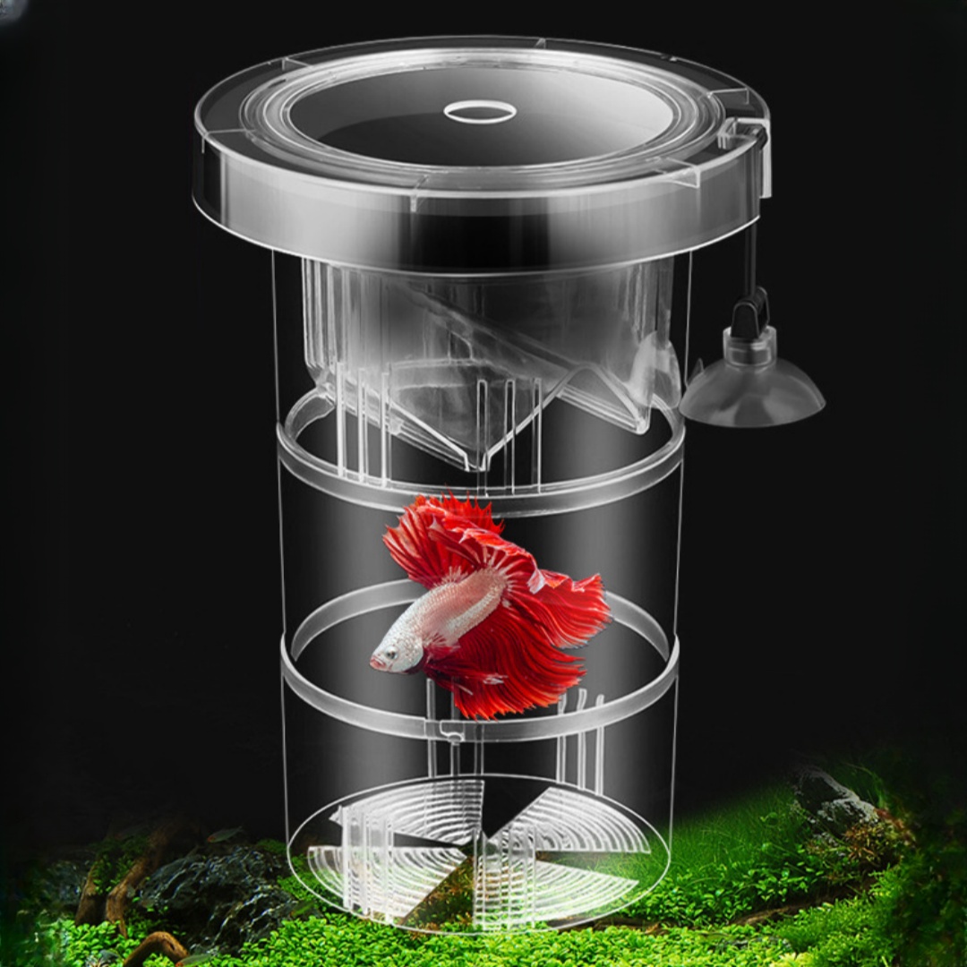 Aquarium Fish Jar - Boîte d'isolation flottante en acrylique pour
