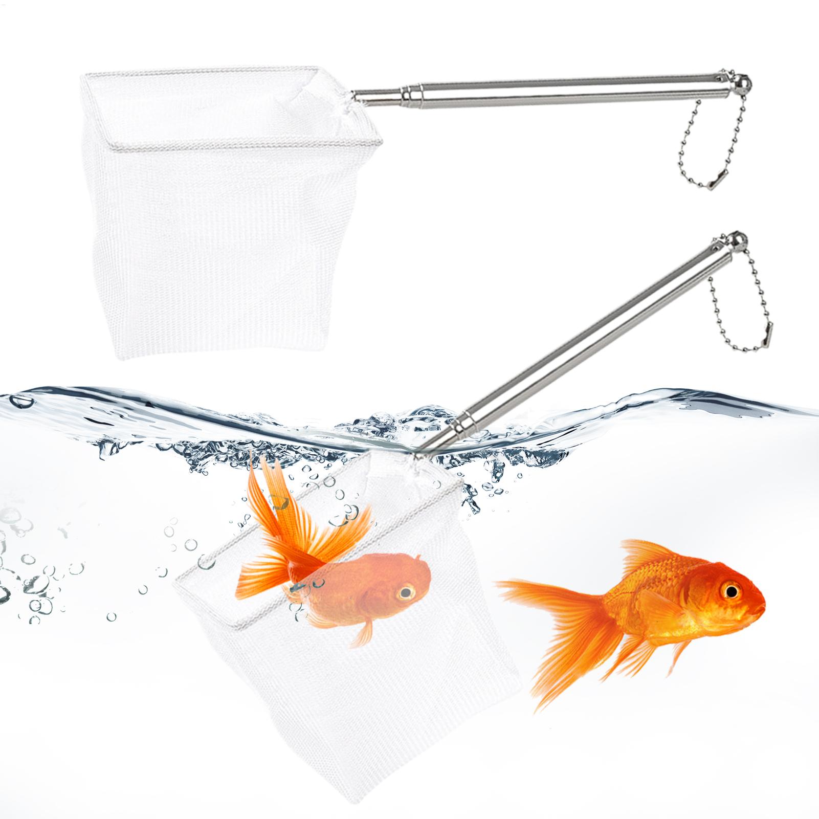 Aquarium Fish Net Small - Lot de 2 Petits Épuisettes à
