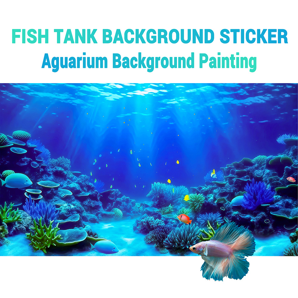 Aquarium Fish Paradise - Paradis corallien, peinture de fond pour