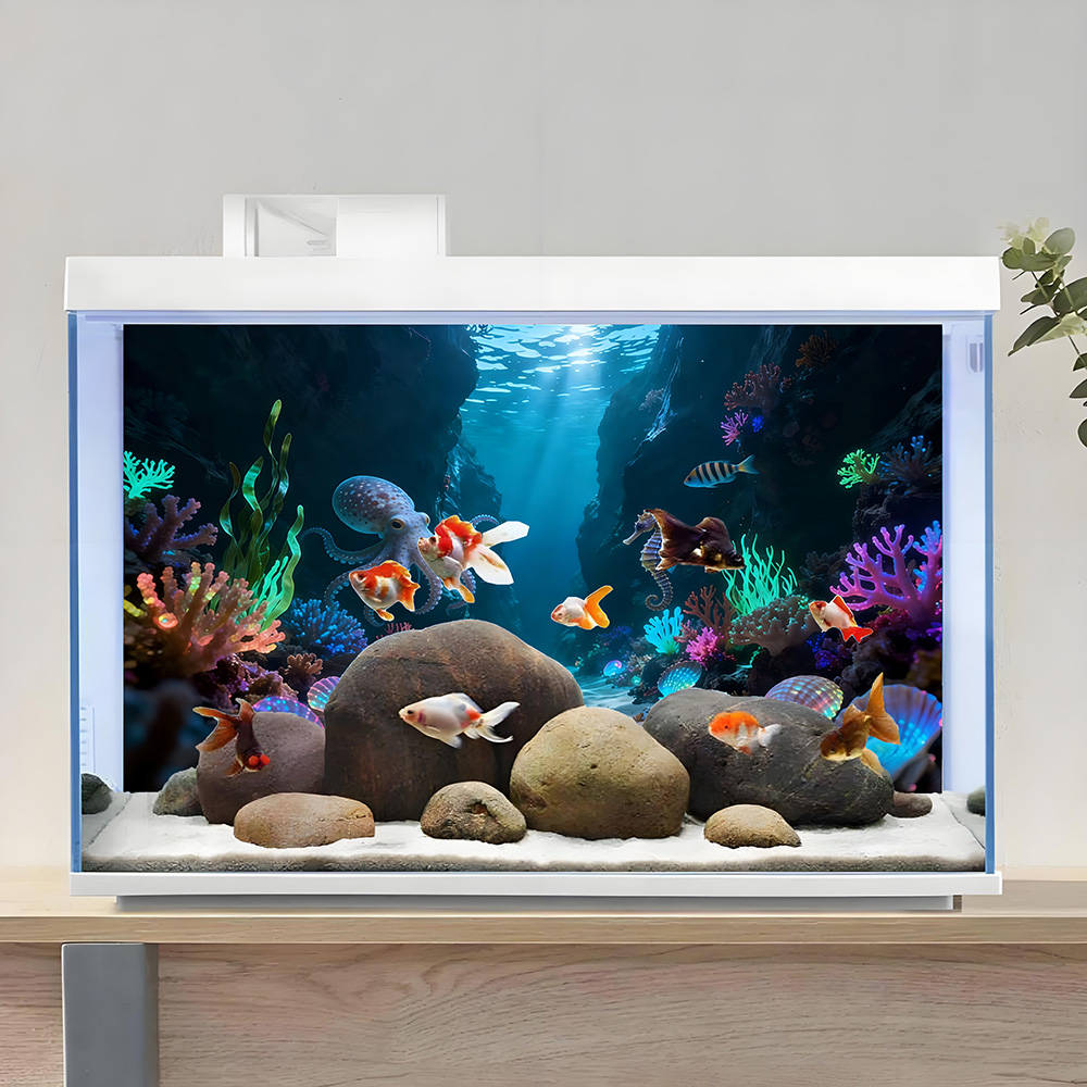 Peinture de fond pour aquarium - Aquarium Fish Paradise avis et prix