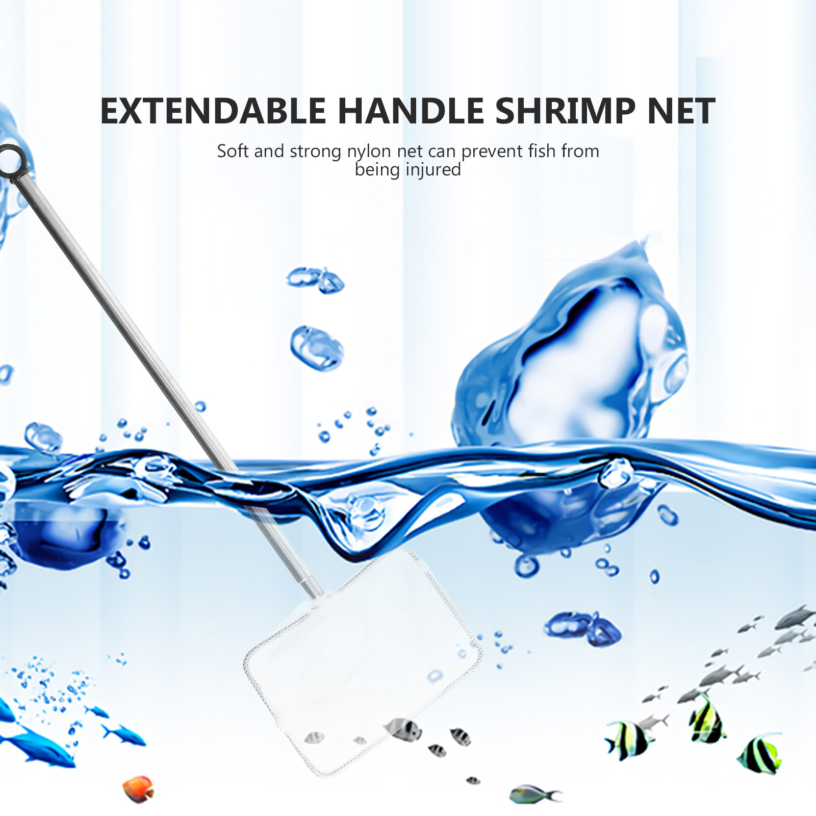 Filet d'aquarium en acier inox - Aquarium Fish Net Small avis et prix