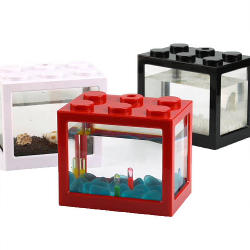 Mini aquarium 7 couleurs pour  - Aquarium Fish Jar avis et prix