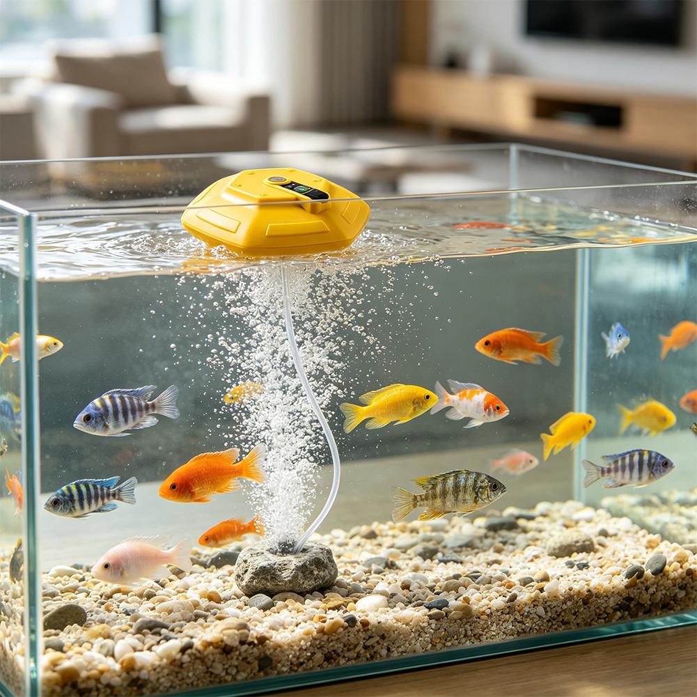 Pompe à oxygène sans fil recha - Aquarium Fish Buy avis et prix