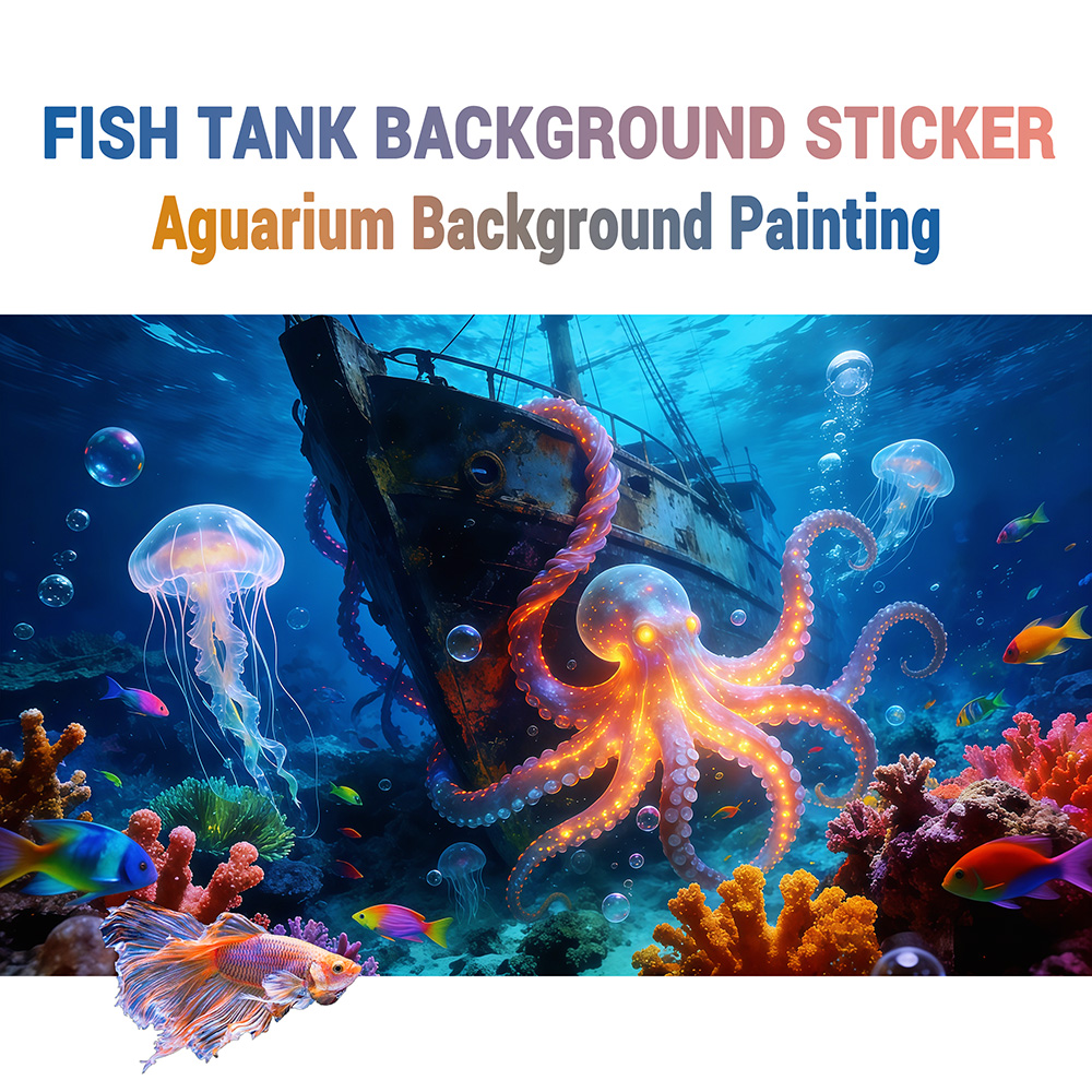Autocollant de fond d'aquarium - Aquarium Fish Paradise avis et prix