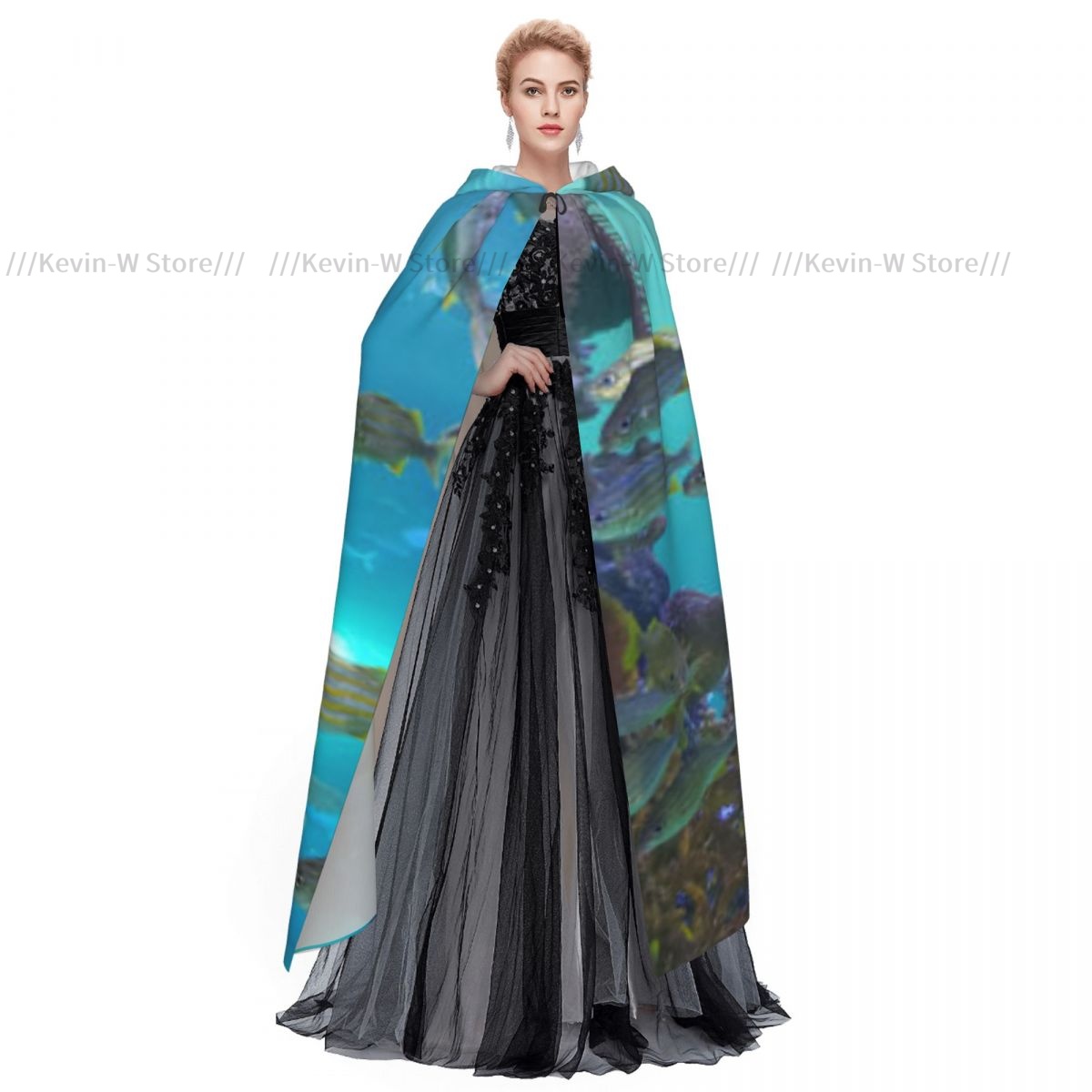 Cape à capuche en Polyester un - Aquarium Queen Fish avis et prix