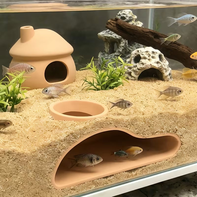Tunnel cachette pour poissons  - Aquarium Fish Hiding Places avis et prix