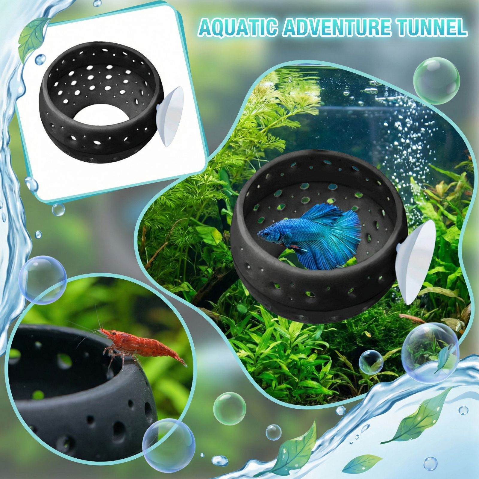 Tunnel cachette pour poissons  - Aquarium Fish Hiding Places avis et prix