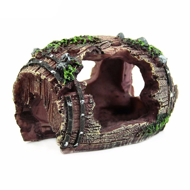 Aquarium baril artificiel grot - Aquarium Fish Hiding Places avis et prix