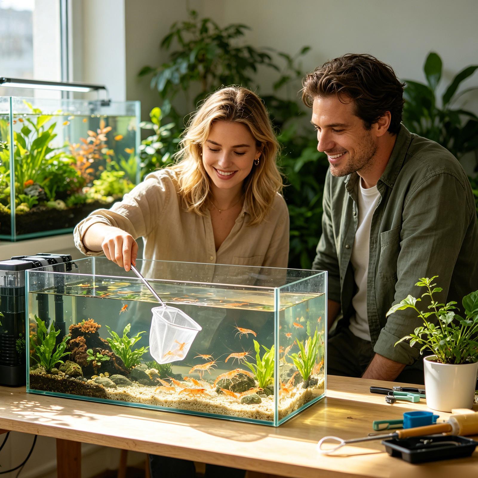 Lot de 2 Petits Épuisettes à P - Aquarium Fish Net Small avis et prix